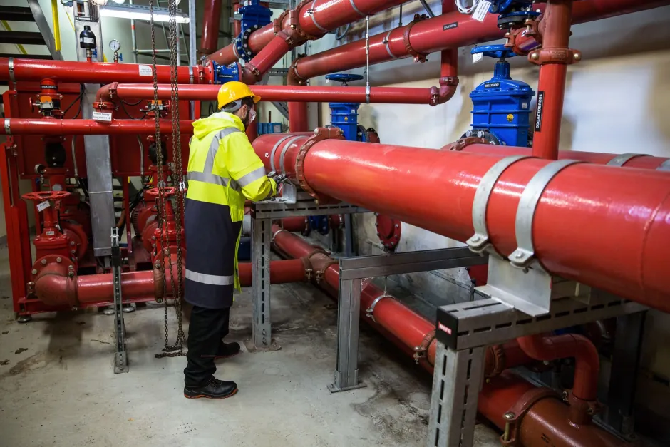 Pressure testing a gas installation in Balmain
