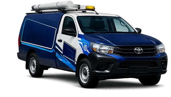 Service van on its way to a Balmain job